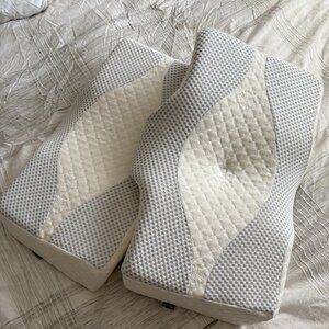 IKSTAR | 2 x Memory Foam Pillows for Sleeping, Cervical Neck Support Pillow